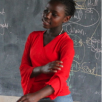 Red Shirt at Blackboard Red Shirt at Blackboard